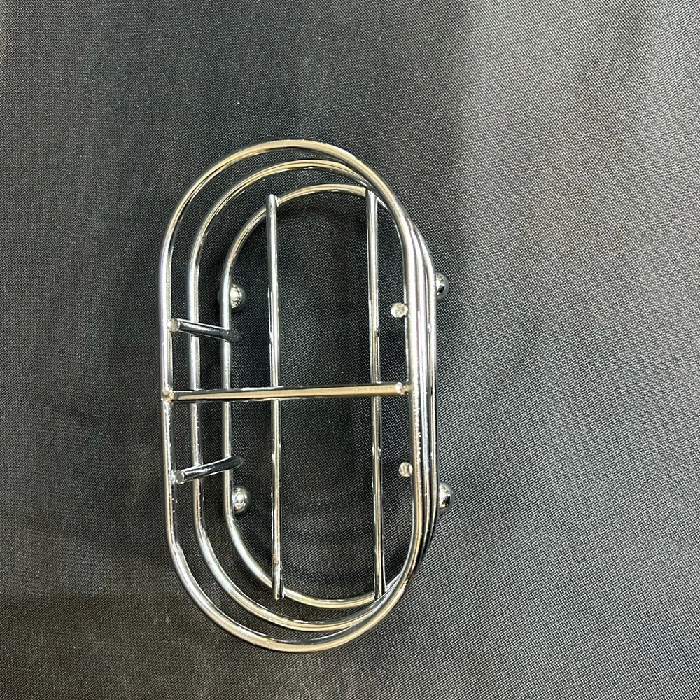Beekman 1802 soap and lotion wire dispenser caddy - Silver